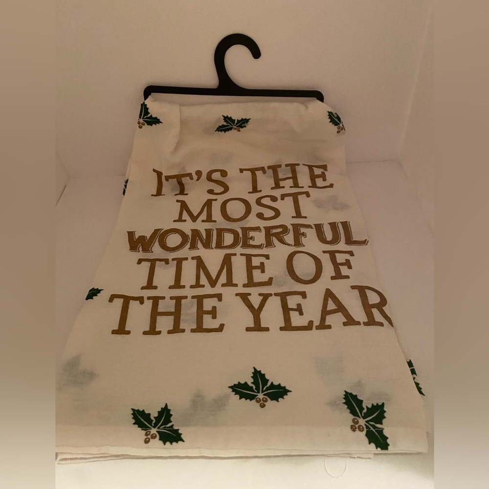 Designs by Kathy Kitchen Towel “It’s the Most Wonderful Time of the Year”